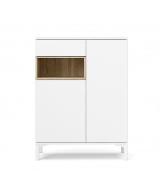 Roomers White Tall Sideboard