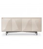 Sapphira Modern Taupe 4 Doors Sideboard