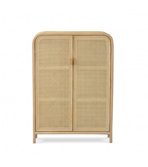 Sasha Medium Rattan Cabinet Natural