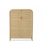 Sasha Medium Rattan Cabinet Natural