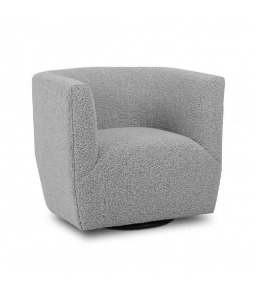 Khloe Cloud Grey Swivel Lounge Chair