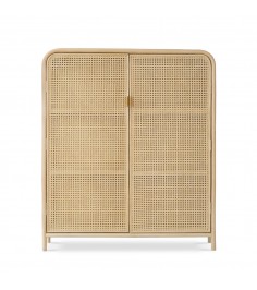 Sasha Large Rattan Cabinet Natural