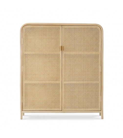 Sasha Large Rattan Cabinet Natural