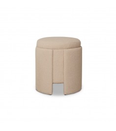 Pluto Teddy Beige Storage Stool